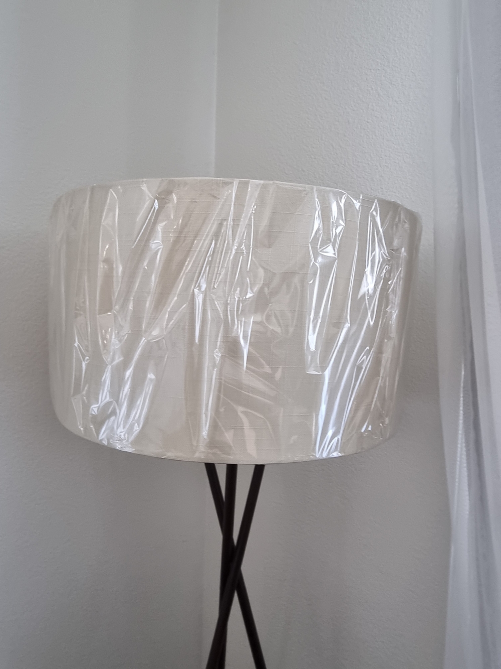 Neutral Cream Drum Lampshade - Stylish Replacement Shade